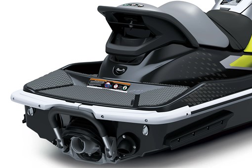 Rear angle of a personal watercraft staged in a white studio background. opens in a new window