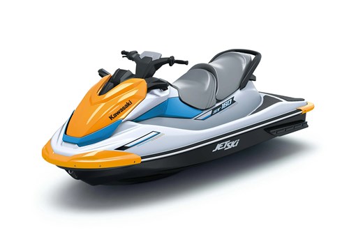 Three-quarter front angle of a personal watercraft staged in a white studio background. opens in a new window