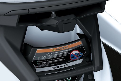 Rearview camera of a personal watercraft staged in a white studio background. opens in a new window