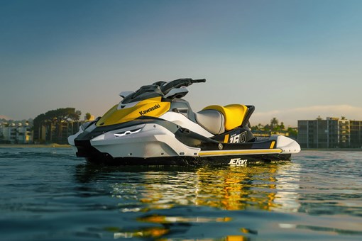 Personal watercraft sitting on the water. opens in a new window