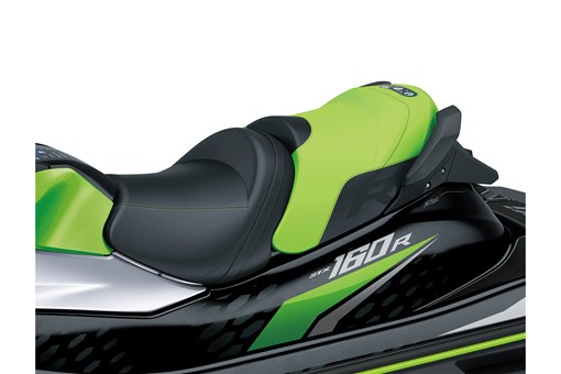 Seat of a personal watercraft staged in a white studio background. opens in a new window