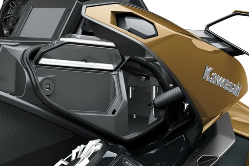 Front right of a personal watercraft staged in a white studio background. opens in a new window