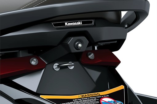 Rearview camera of a personal watercraft staged in a black studio background. opens in a new window