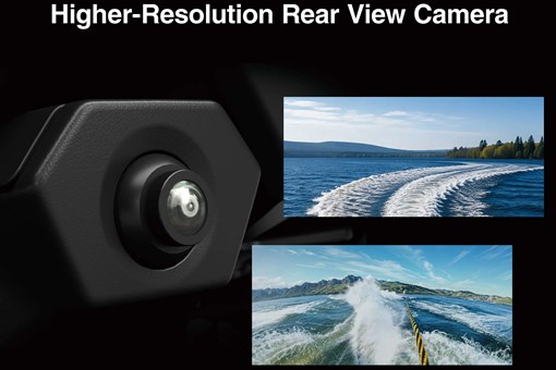 Graphic treatment of personal watercraft rearview camera. opens in a new window