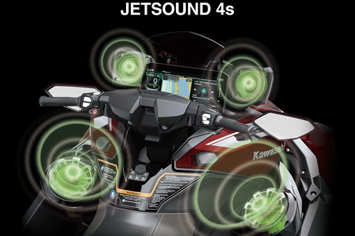 Graphic treatment of personal watercraft JET SOUND 4s. opens in a new window