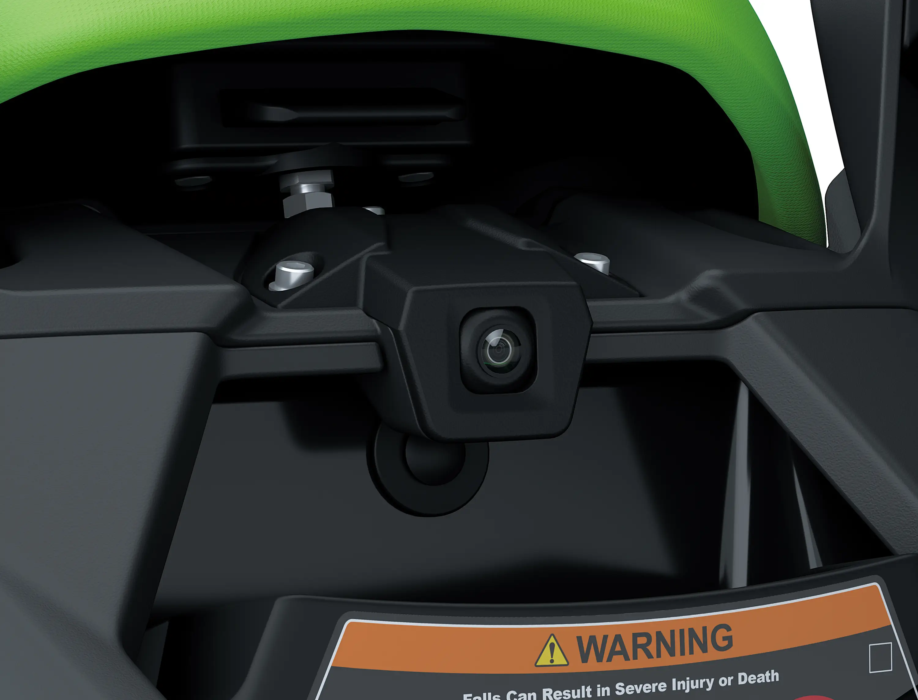 Rearview camera of personal watercraft.