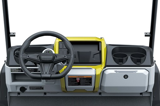 Driver POV of Neighborhood Activity Vehicle in a white studio background. opens in a new window