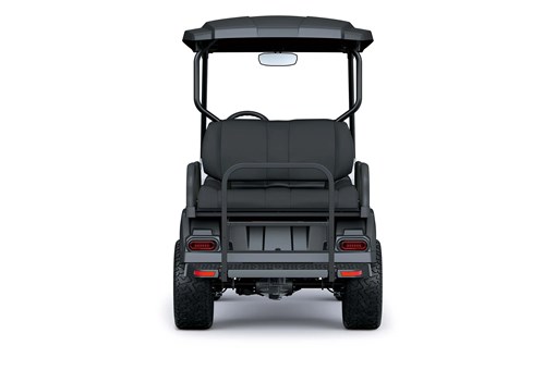 Rear angle of a Neighborhood Activity Vehicle staged in a white studio background. opens in a new window