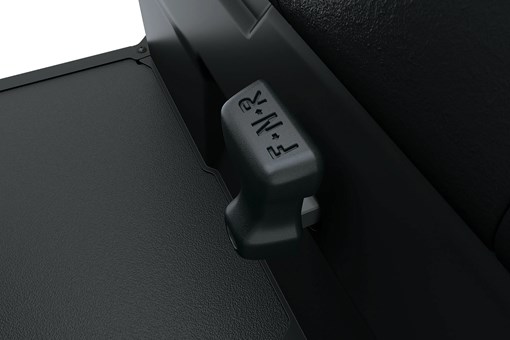 Interior detail of a Neighborhood Activity Vehicle in a white studio background. opens in a new window
