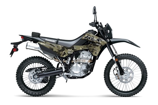 Side angle of a motorcycle staged in a white studio background. opens in a new window