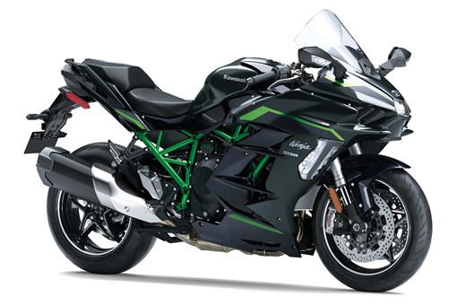 Three-quarter front angle of a motorcycle staged in a white studio background. opens in a new window