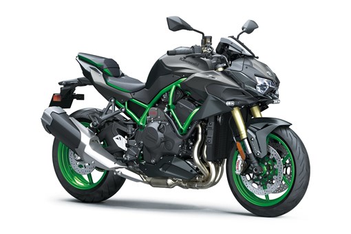 Three-quarter front angle of a motorcycle staged in a white studio background. opens in a new window