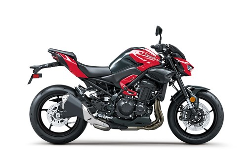 Side angle of a motorcycle staged in a white studio background. opens in a new window