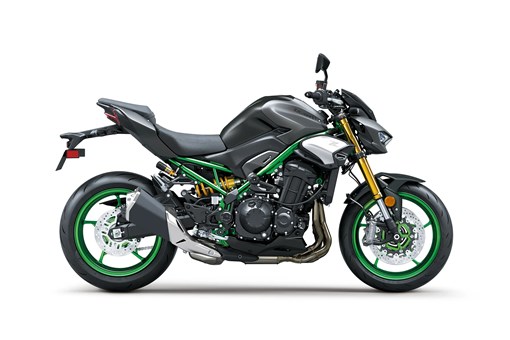 Side angle of a motorcycle staged in a white studio background. opens in a new window