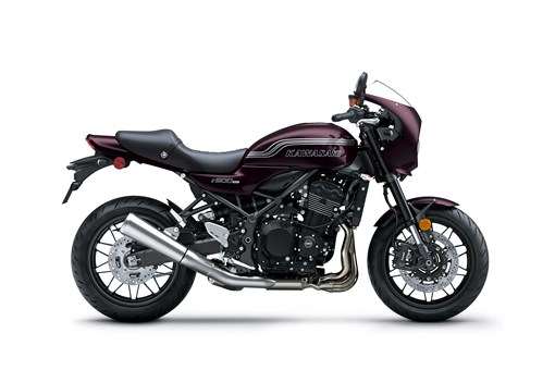 Side angle of a motorcycle staged in a white studio background. opens in a new window