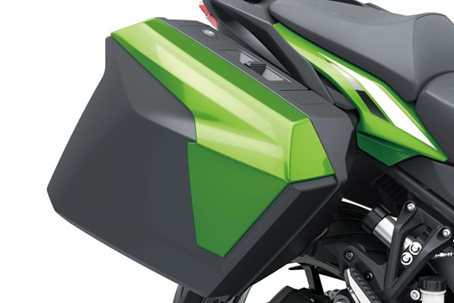Side case of a motorcycle staged in a white studio background. opens in a new window