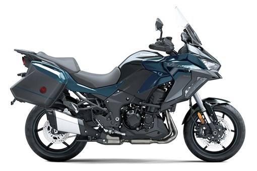 Profile angle of a motorcycle staged in a white studio background. opens in a new window