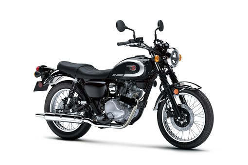 Three-quarter front angle of a motorcycle staged in a white studio background. opens in a new window