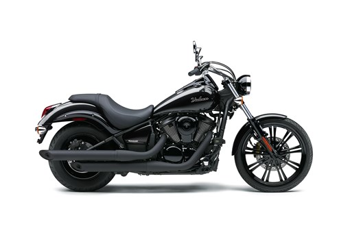 Side angle of a motorcycle staged in a white studio background. opens in a new window