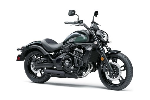Three-quarter front angle of a motorcycle staged in a white studio background. opens in a new window