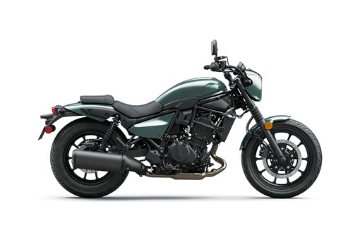 Side angle of a motorcycle staged in a white studio background. opens in a new window
