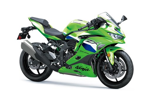 Three-quarter front angle of a motorcycle staged in a white studio background. opens in a new window