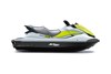 Side angle of a personal watercraft staged in a white studio background.