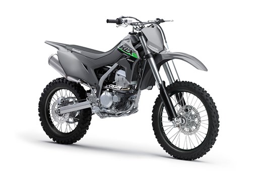 Three-quarter front angle of a motorcycle staged in a white studio background. opens in a new window