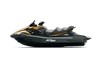 Side angle of a personal watercraft staged in a white studio background.