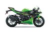 Profile angle of a motorcycle staged in a white studio background.
