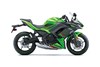 Profile angle of a motorcycle staged in a white studio background.