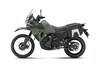 Side angle of a motorcycle staged in a white studio background.