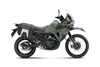 Profile angle of a motorcycle staged in a white studio background.