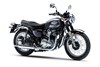 Three-quarter front angle of a motorcycle staged in a white studio background.
