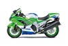 Side angle of a motorcycle staged in a white studio background.