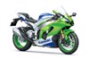 Three-quarter front angle of a motorcycle staged in a white studio background.