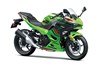 Three-quarter front angle of a motorcycle staged in a white studio background.