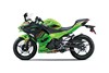 Side angle of a motorcycle staged in a white studio background.