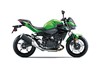 Profile angle of a motorcycle staged in a white studio background.