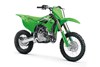 Three-quarter front angle of a motorcycle staged in a white studio background.