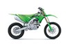 Side angle of a motorcycle staged in a white studio background.