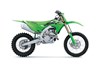 Profile angle of a motorcycle staged in a white studio background.