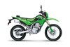 Profile angle of a motorcycle staged in a white studio background.