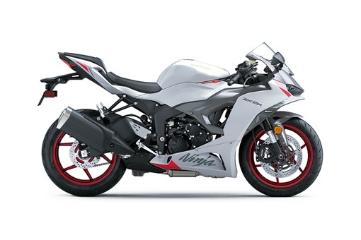 Profile angle of a motorcycle staged in a white studio background. opens in a new window