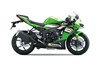 Profile angle of a motorcycle staged in a white studio background.