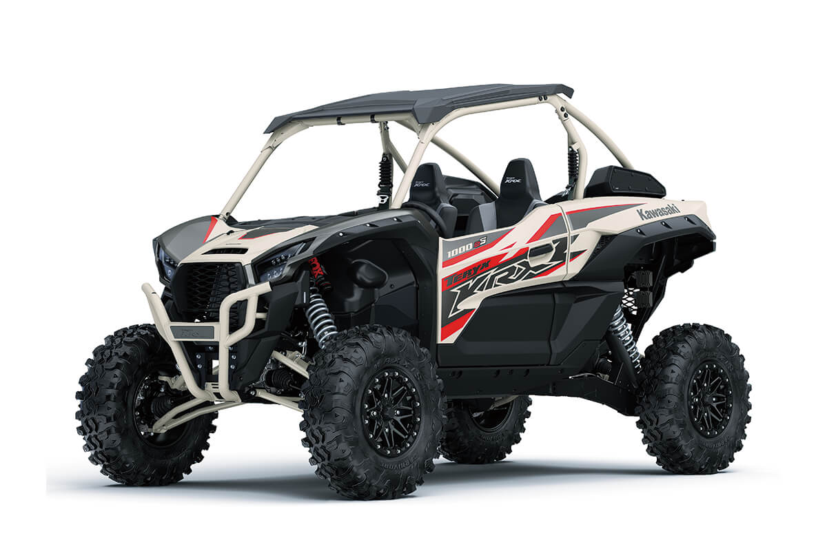 Three-quarter front angle of a side x side staged in a white studio background.