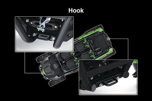 Graphic treatment of a side x side tow hook. opens in a new window