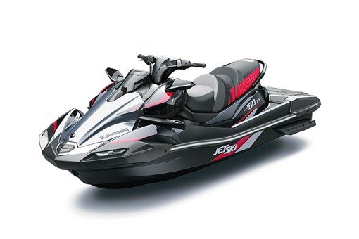 Three-quarter front angle of a personal watercraft staged in a white studio background. opens in a new window