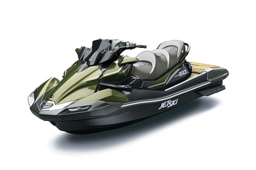 Three-quarter front angle of a personal watercraft staged in a white studio background. opens in a new window