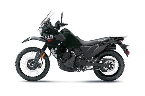 Profile angle of a motorcycle staged in a white studio background. opens in a new window